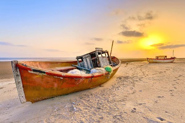 Boat at Mandvi Beach